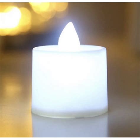 Velas Led Con Pila Souvenir Fiesta Decoraci N C Lida Blanca