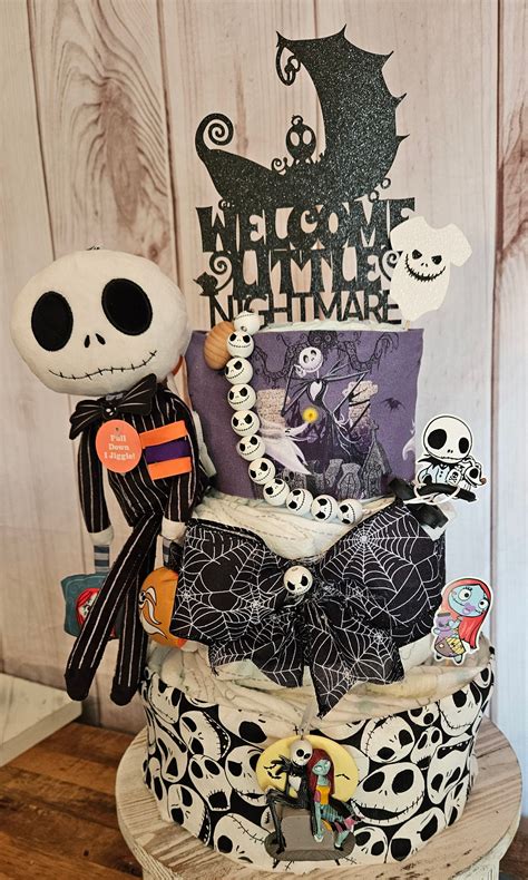 Nightmare Before Christmas Diaper Cake Nightmare Before Etsy