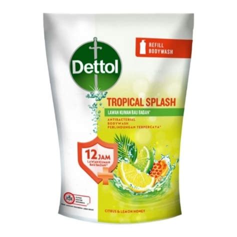 Jual Dettol Tropical Splash Sabun Mandi Cair Anti Bakteri Refill Ml