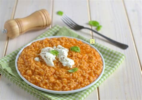 Risotto Pomodoro E Burrata Gustoso Risotto Semplice E Sfizioso