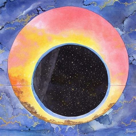 Pink Sun In A Black Hole By Jerry Pinkney Ai Generated Artwork