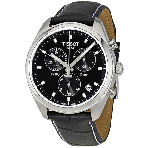 Tissot Pr Chronograph Black Dial Men S Watch T T