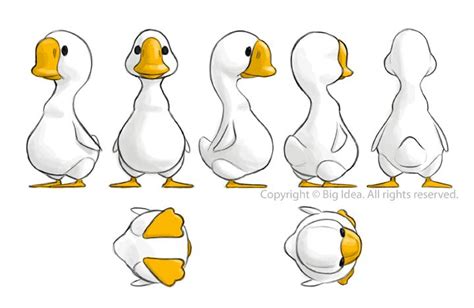 More Concept Art For Veggietales Character Turnaround Illustration