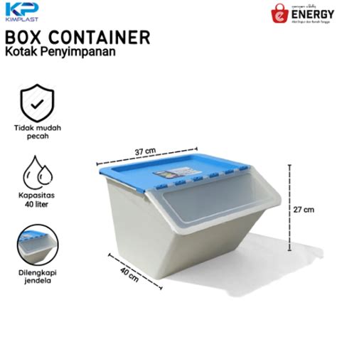 KP KIMPLAST BOX CONTAINER 40 LITER Energy Bali