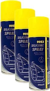 3X MANNOL 9953 Silicone Spray Silikonspray Kunststoffpflege 200ml