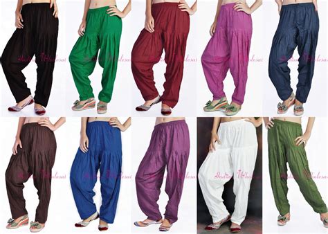 Lot Of 10 Beautiful Patiala Salwar Pant Legging Cotton Wear For Top Kurti Tunic Patiala Salwar