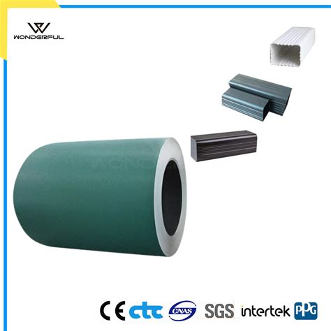 Color Coating Painting Aluminum Coil For K Style Seamless Gutters Gutter Downspouts Prepainted