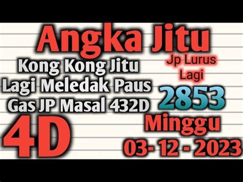 Live Prediksi Angka Gaib HK Hari Ini 03 Desember 2023 Angka Gaib