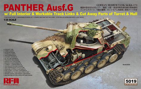 Buy RFMRM5019 1 35 Rye Field Model Panther Ausf G Sd Kfz 171 With Full