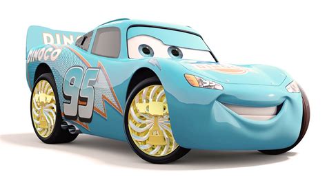 Rayo Mcqueen Coches Dinoco Pixar Rayo Mcqueen Azul Off