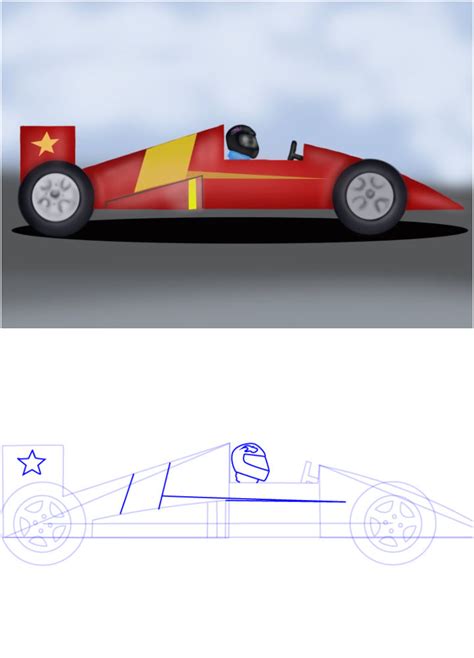 25 Easy Race Car Drawing Ideas - Draw a Race Car