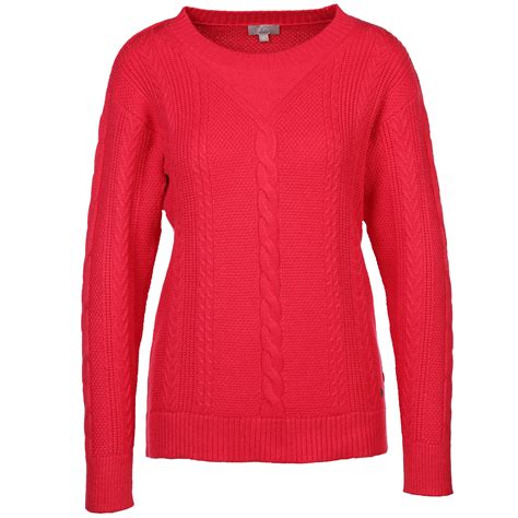 Damen Pullover In Strukturstrick BERRY XXL 881285 Berry 5