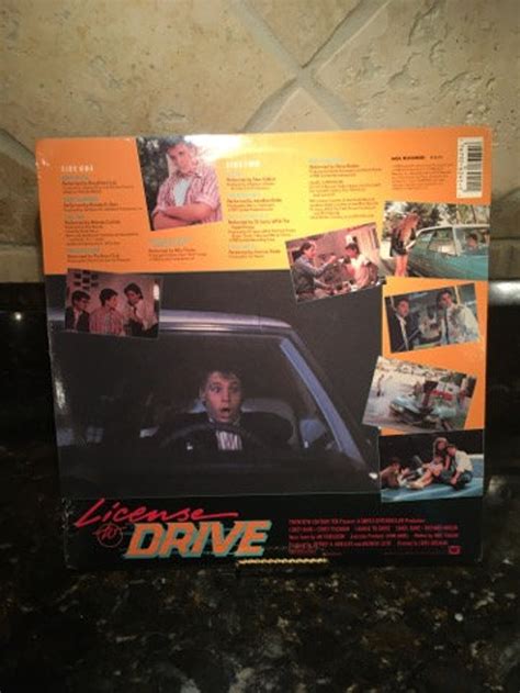 License to Drive Soundtrack 1988 Vintage Sealed NOS 1980s | Etsy