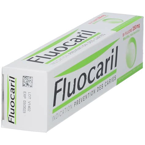 Fluocaril Bi Fluoré 250 mg Pâte Dentifrice Menthe 125 ml Redcare