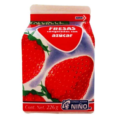 Fresas congeladas Colorfoods con azúcar 226 g Walmart