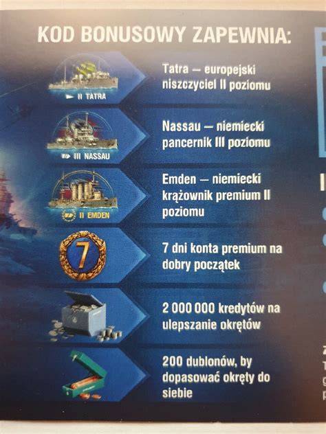 115zł w grze World of warships kod do nowego konta Koszalin