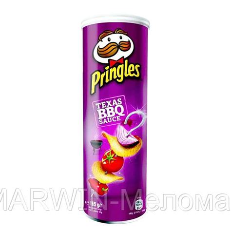 Чипсы Pringles Hot TEZXAS BBQ SAUCE Острый соус барбекю г Польша id