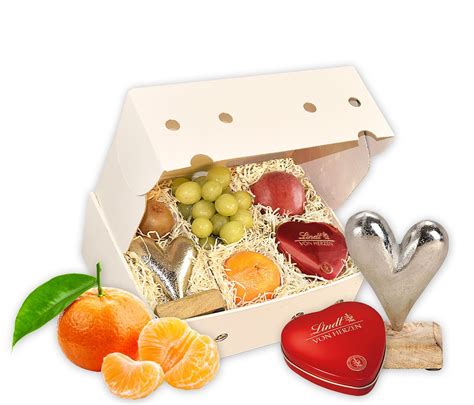 Geschenkbox Ich Schenk Dir Mein Herz Geschenk Hansen Obst