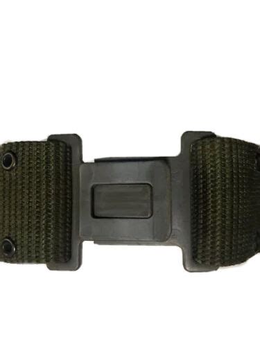 Usgi Military Lc2 Nylon Web Pistol Belt Size Large Gray Plastic