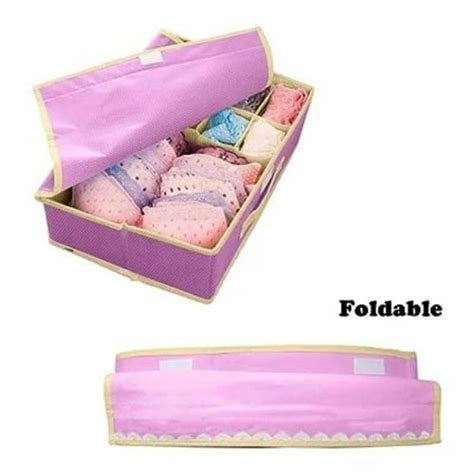 Non Woven Pink Lingerie Storage Box Storage Capacity Kg At Piece In Indore