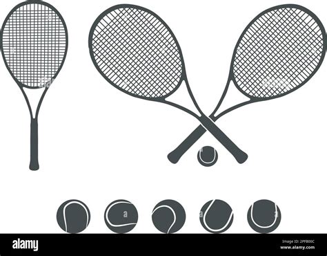 Tennis Racket Silhouette, Tennis bat svg, Tennis Racket Svg, Crossed ...