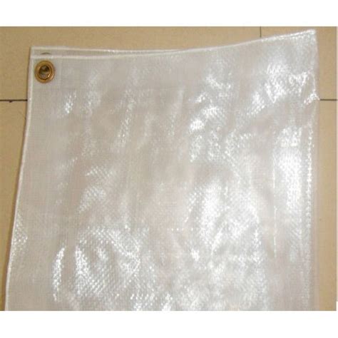 Polyethylene HDPE Transparent Tarpaulin Size 12 4 Inch Thickness