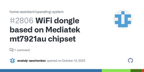 WiFi dongle based on Mediatek mt7921au chipset · Issue #2806 · home ...