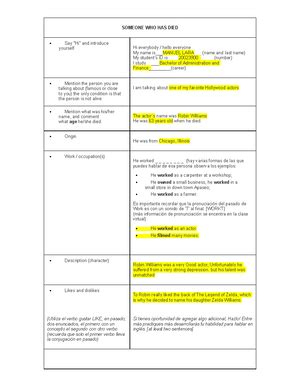 Assignment 4 Sentenses UVEG INGLES II Unidad 2 Assignment 4 Text File