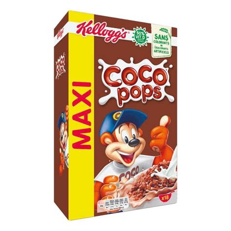 Céréales Coco Pops Kelloggs 550 G La Belle Vie Courses En Ligne