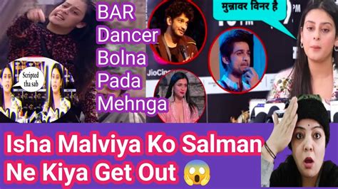 Isha Malviya Calling Mannara Chopra Bar Dancer Salman Khan Angry On