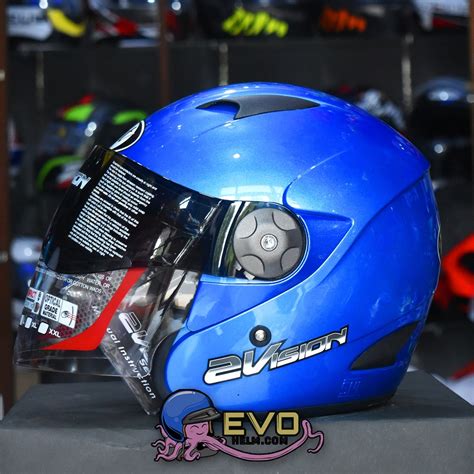 Jual Helm Kyt Vision Solid Black Doff Helm Kyt Vision Solid Warna