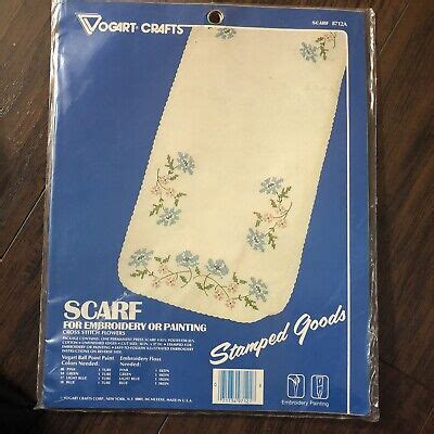 Vogart Crafts A Scarf For Embroidery Or Ballpoint Painting Sealed