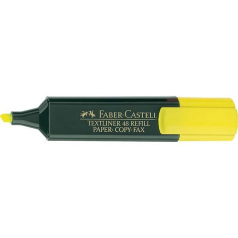 Evidenziatore Textliner 48 Refill Faber Castell Giallo 154807 Conf