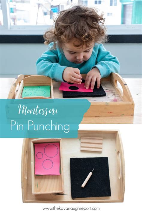 Pin Punching Work Montessori Activities Preschool Pre Writing