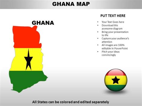 Ghana Country Powerpoint Maps Powerpoint Templates Designs Ppt