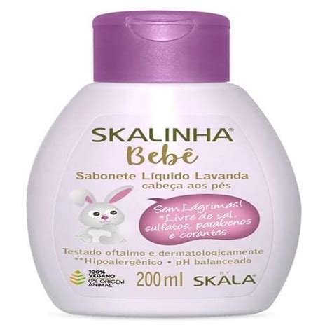 SKALA Linha Bebe Sabonete Liquido Lavanda 200 Ml Baby Collection