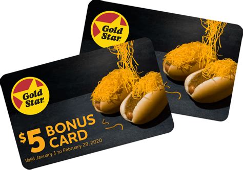 Give A Gift Card Get A Bonus Card Gold Star Chili