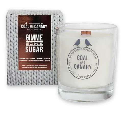 Coal And Canary Candle Gimme Some Sugar Holtz Spa