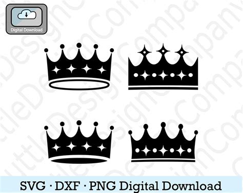 Crown Svg Bundle Crown Png Bundle Crown Dxf Bundle Crown Cut File