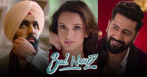 Bad Newz Trailer Review Vicky Kaushal Triptii Dimri Ammy Virk Film