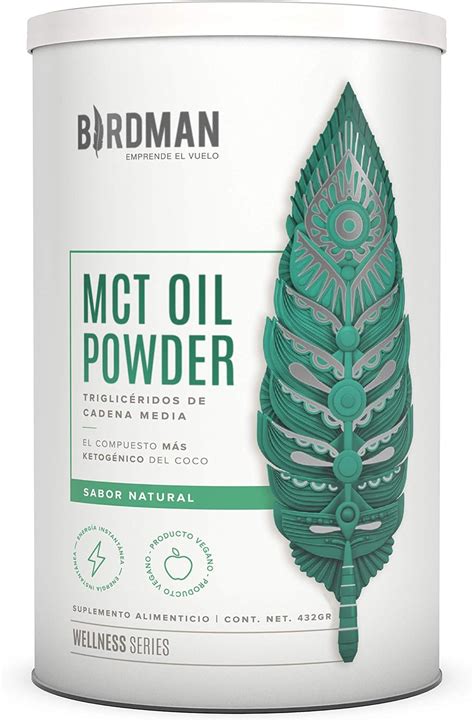 Birdman MCT Oil Powder 100 Puro De Coco Keto Y Paleo Friendly Boost