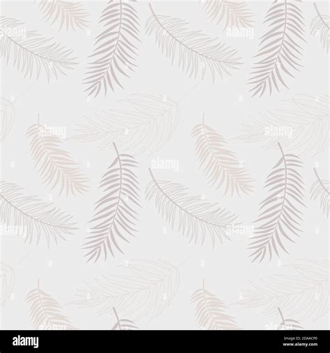 Beautifil Palm Tree Leaf Silhouette Seamless Pattern Background