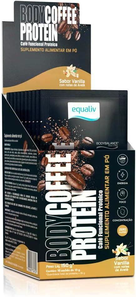 Body Coffee Protein Caf Funcional Sabor Vanilla Sach S De G