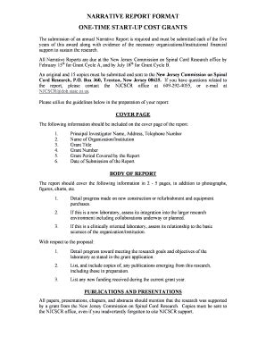 Narrative Report Format - Fill and Sign Printable Template Online