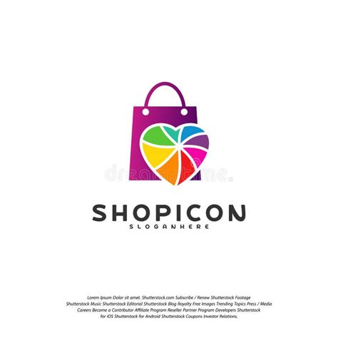 Online Love Shop Logo Stock Illustrations 899 Online Love Shop Logo