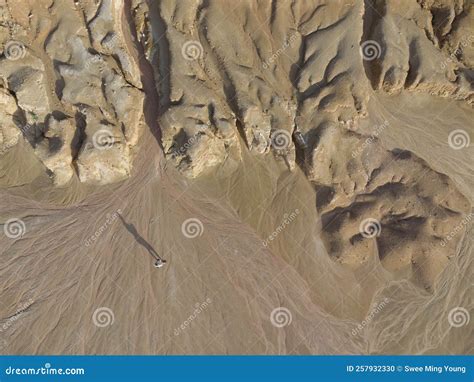 Scene Of The Barren Land Due To Soil Mining Activity Stock Photo