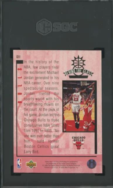 Upper Deck Se G Michael Jordan Behind The Glass Sgc