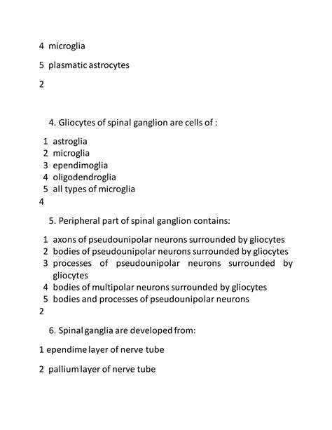 Histo MCQ ON NERVOUS SYSTEM PDF