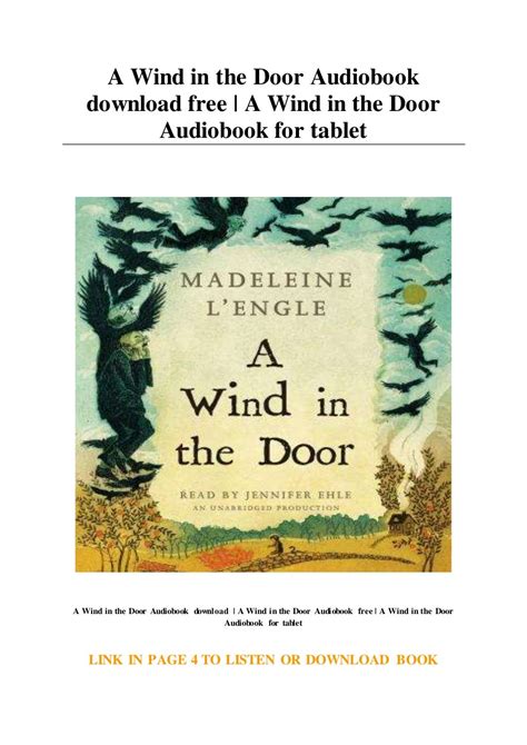 A Wind In The Door Audiobook Download Free A Wind In The Door