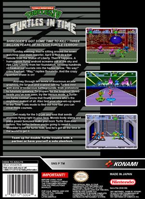 TMNT IV: Turtles In Time | Retro Game Cases